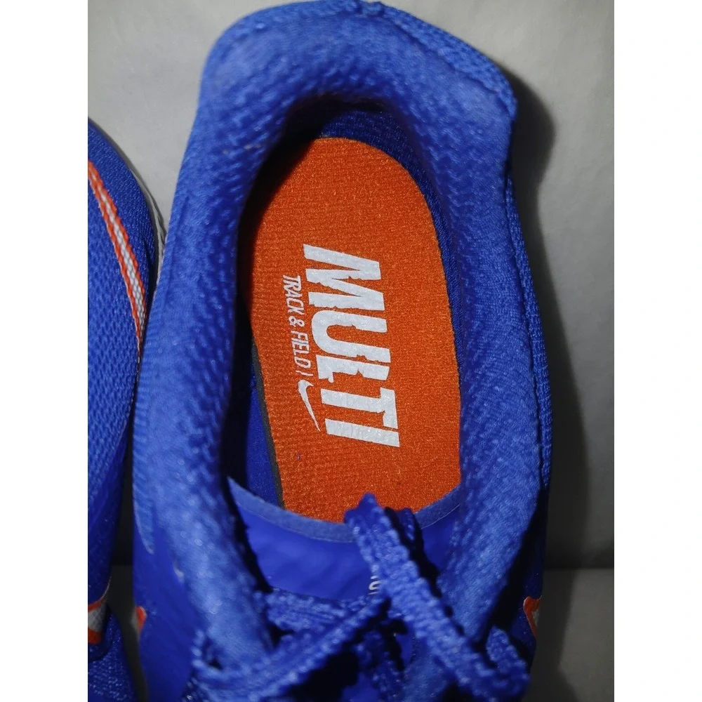 Nike Mens Zoom Rival Multi Track and Field Cleats NO SPIKES DC8749-401 Blue Sz 9